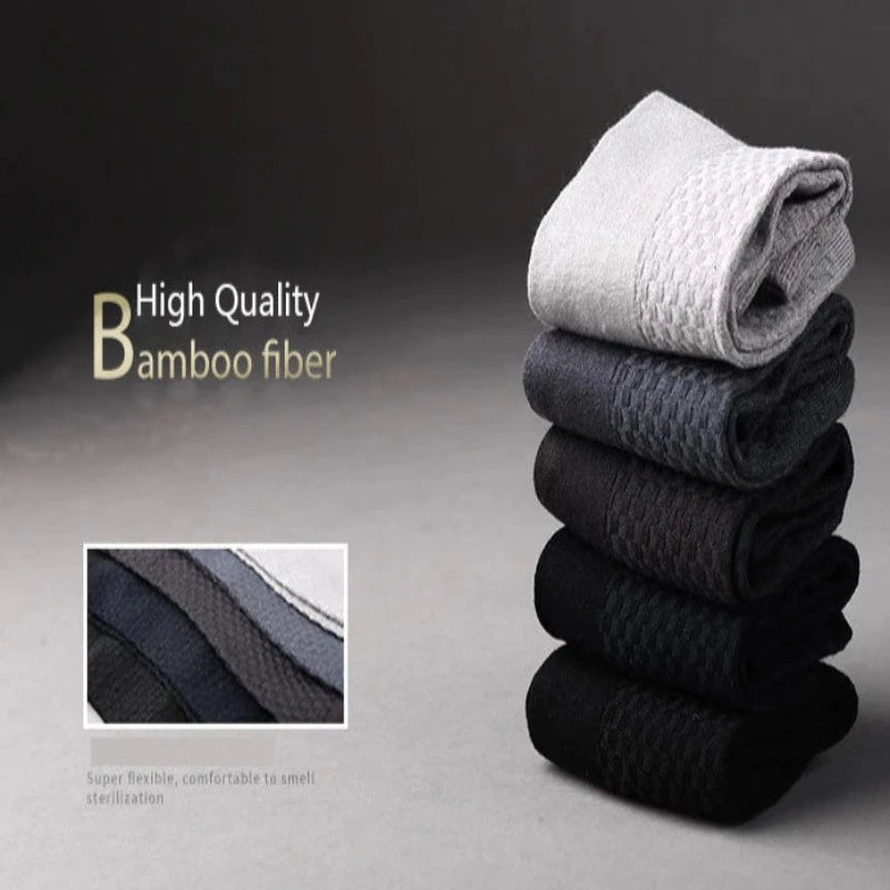 10 Pairs Bamboo Fiber Casual Long Socks10 Pairs Bamboo Fiber Casual Long Socks - Image 8