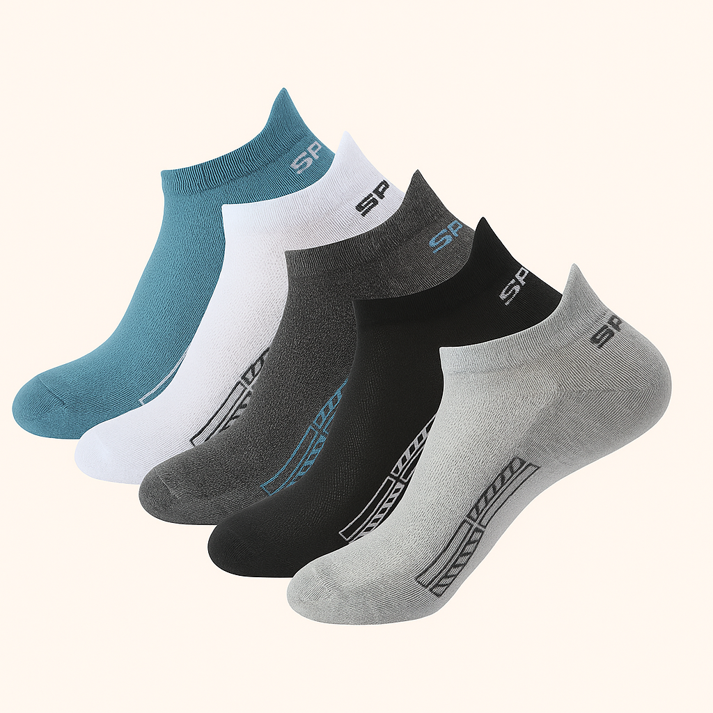 Low Cut Crew Ankle Sports Mesh Breathable Socks