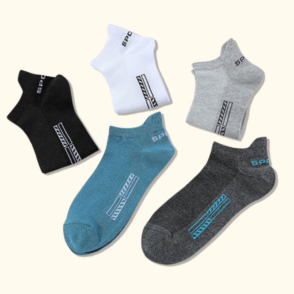 Low Cut Crew Ankle Sports Mesh Breathable SocksLow Cut Crew Ankle Sports Mesh Breathable Socks - Image 2