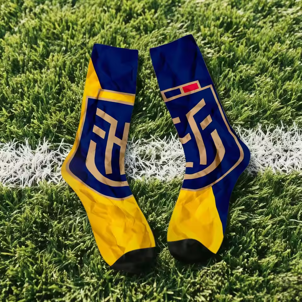 Unisex Ecuador Football Fan Seamless Printed Crew Sock