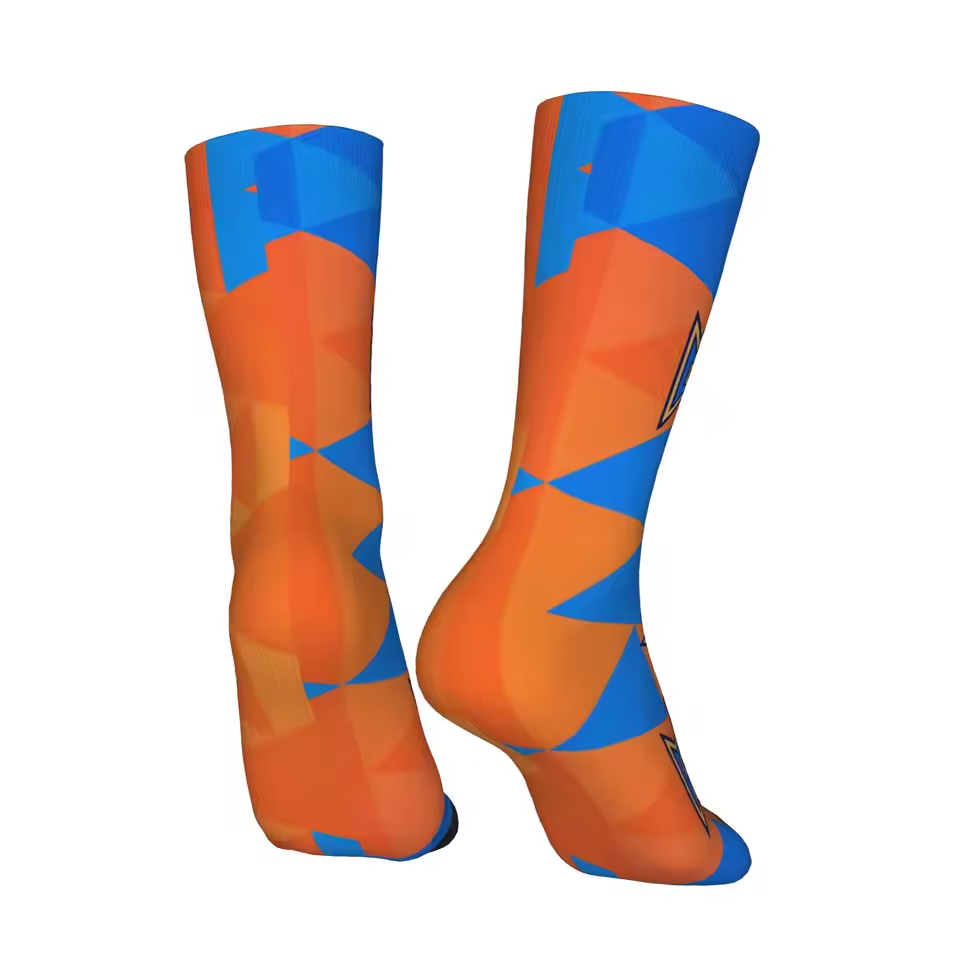 Unisex Portugal Football Fan Seamless Printed Crew Socks