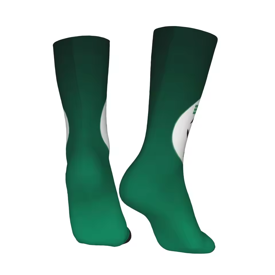 Unisex Algeria Football Fan Seamless Printed Crew SocksUnisex Algeria Football Fan Seamless Printed Crew Socks - Image 4