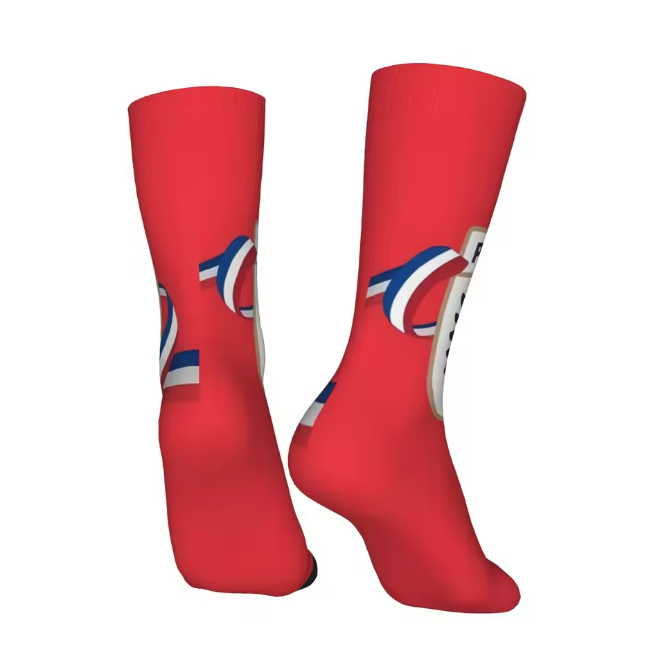 Unisex Panama Football Fan Seamless Printed Crew Socks