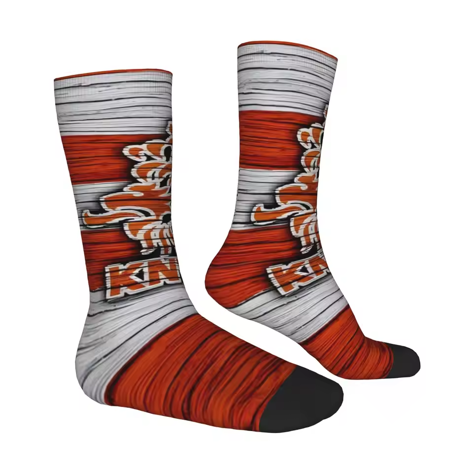 Unisex Netherlands Football Fan Seamless Printed Crew Sock
