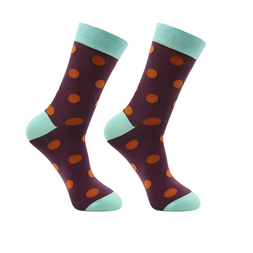 Retro Abstract Cotton Socks