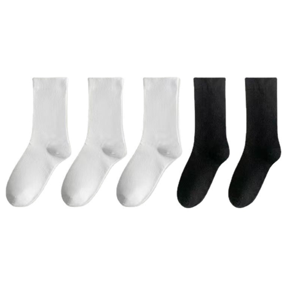 Women Minimalist Style Formal Socks
