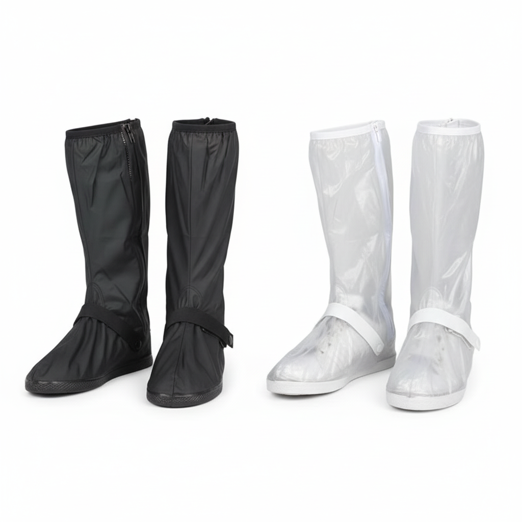 Waterproof Rain Boot Shoe Covers With Non Slip Sole
