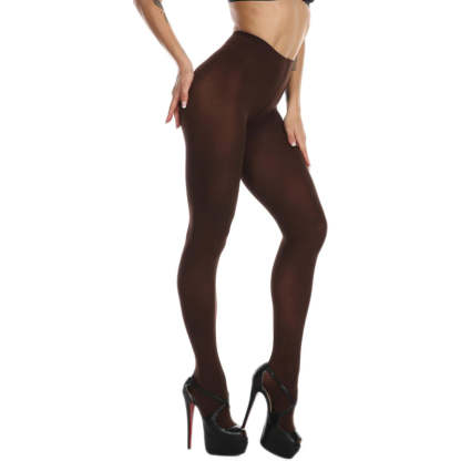 Women's 80 Denier Soft Semi Opaque Solid Color Footed Pantyhose Tights