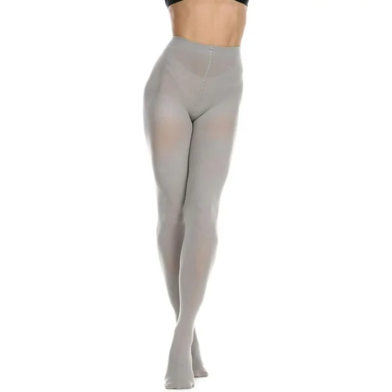 Women's 80 Denier Soft Semi Opaque Solid Color Footed Pantyhose Tights