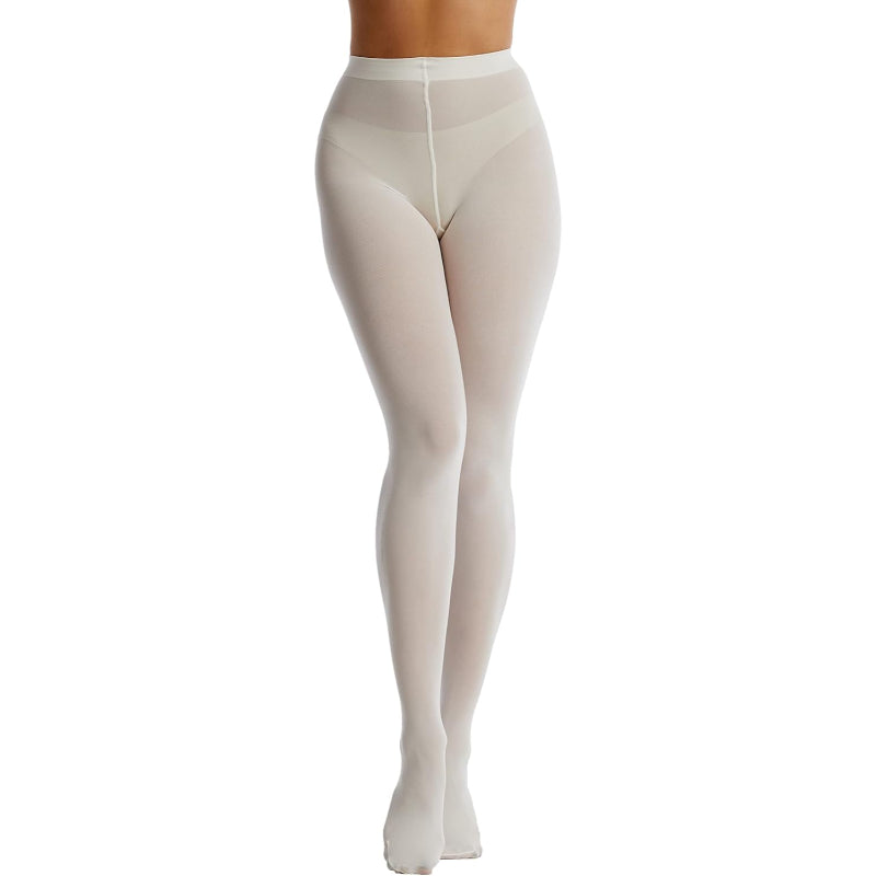 Women's 80 Denier Soft Semi Opaque Solid Color Footed Pantyhose TightsWomen's 80 Denier Soft Semi Opaque Solid Color Footed Pantyhose Tights - Image 25