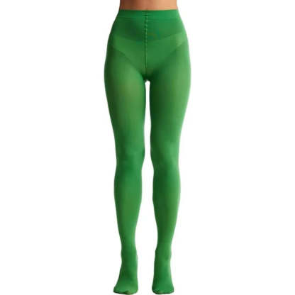 Women's 80 Denier Soft Semi Opaque Solid Color Footed Pantyhose Tights