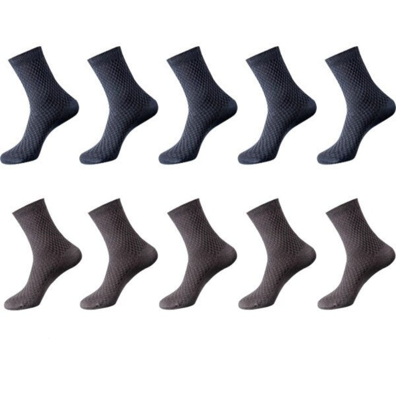 10 Pairs Bamboo Fiber Casual Long Socks10 Pairs Bamboo Fiber Casual Long Socks - Image 4