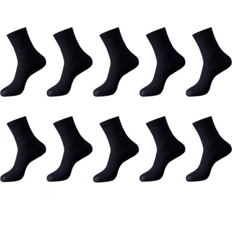 Casual 10 Pairs Of Bamboo Fiber Breathable Long SocksCasual 10 Pairs Of Bamboo Fiber Breathable Long Socks - Image 2