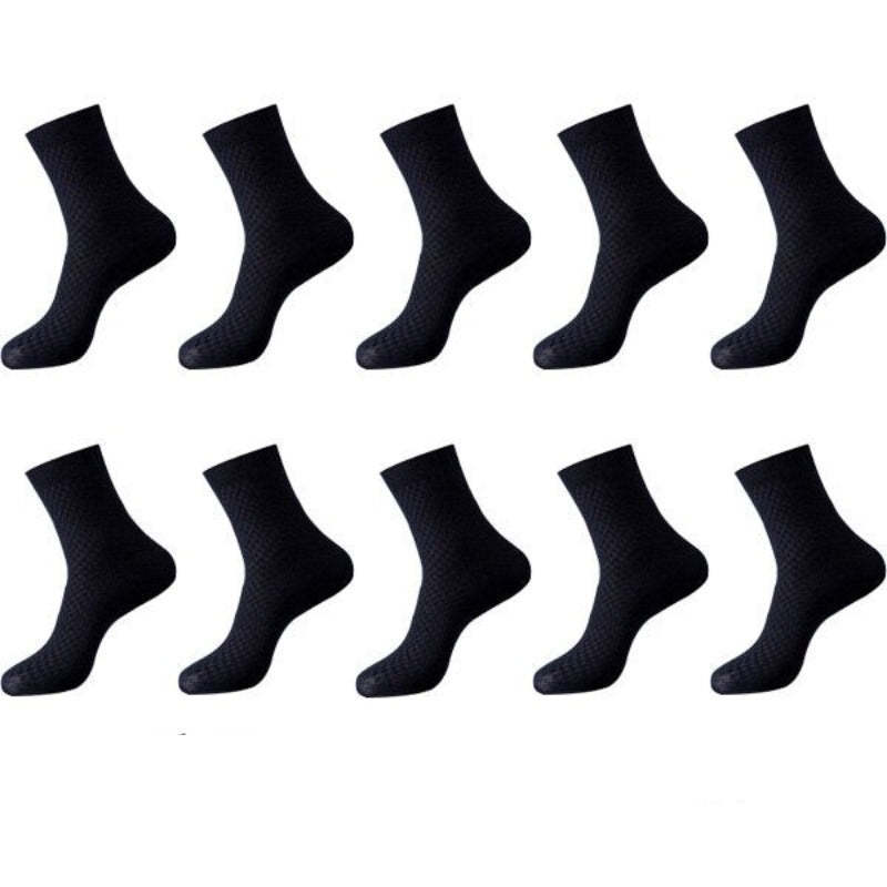 Casual 10 Pairs Of Bamboo Fiber Breathable Long Socks