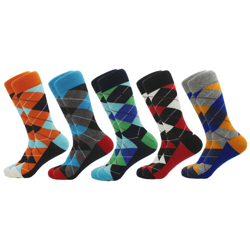 Middle Height Casual Winter Socks SetMiddle Height Casual Winter Socks Set - Image 3