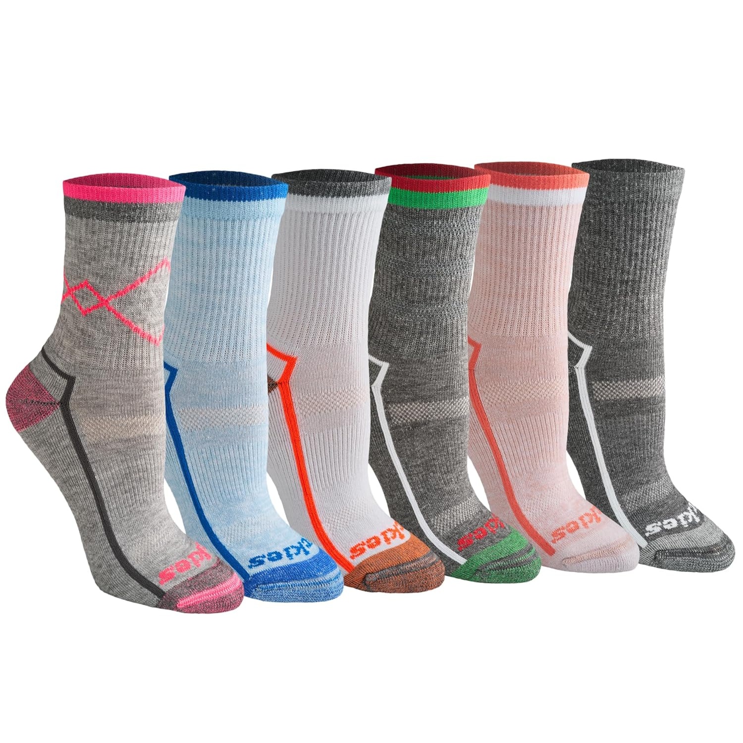 Wicking Midcrew Pack Of 12 Socks For Women