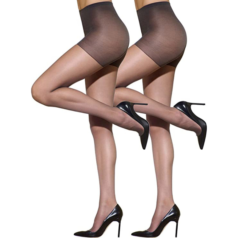 2 pairs of Women's Ultra Sheer Control Top Pantyhose2 pairs of Women's Ultra Sheer Control Top Pantyhose - Image 6