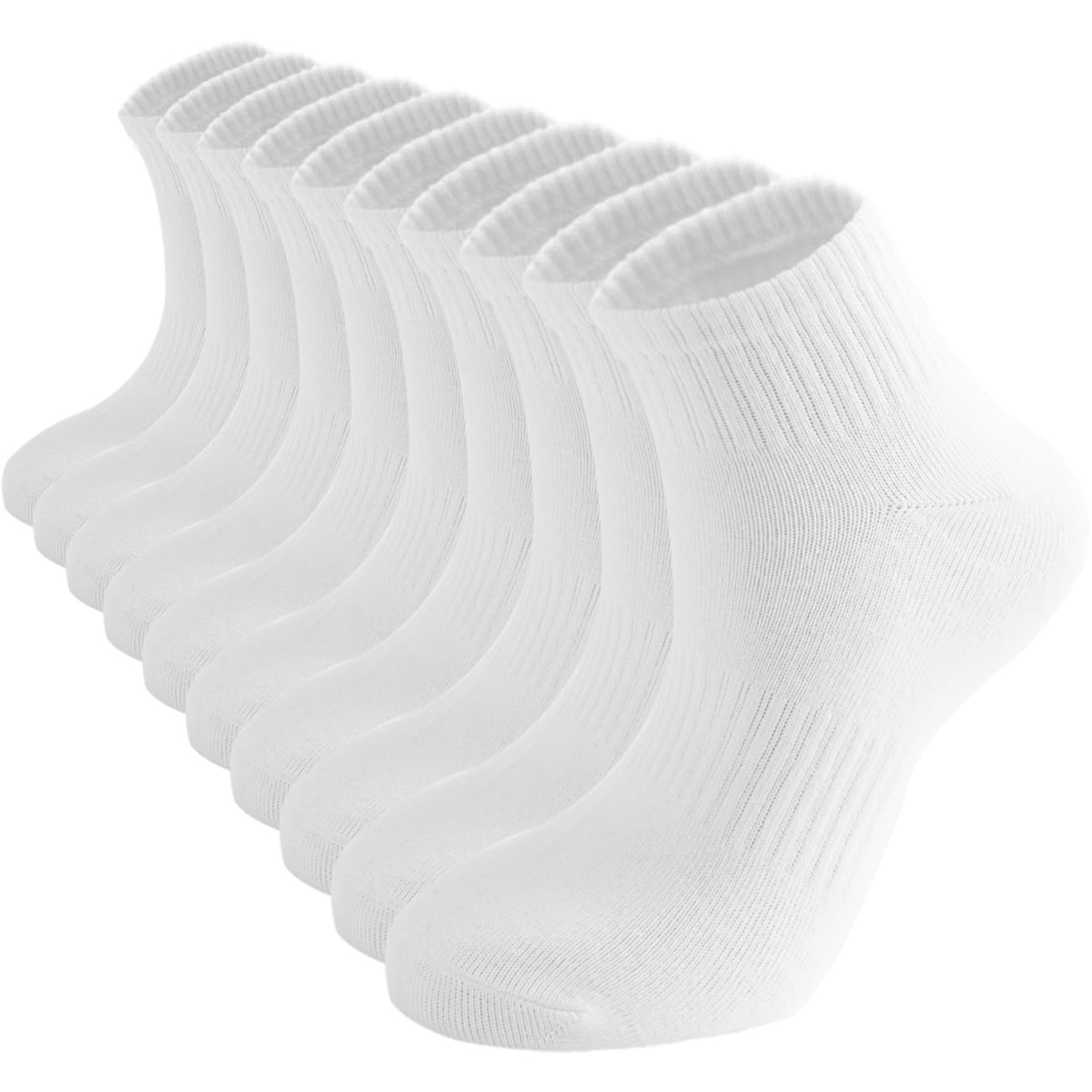 Pack Of 5 Athletic Mini Crew Gym Socks For Women
