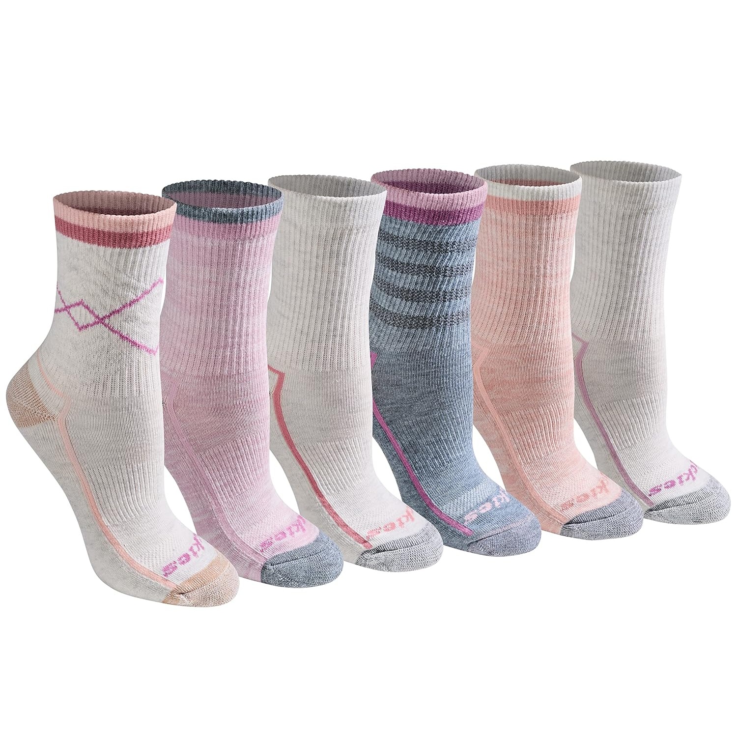 Wicking Midcrew Pack Of 12 Socks For Women