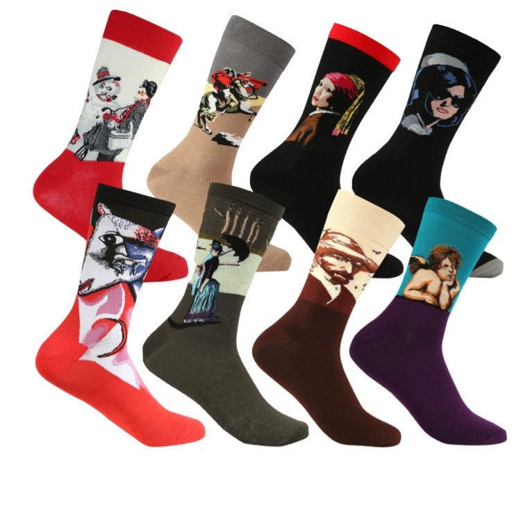 Casual Retro Style Cotton Socks