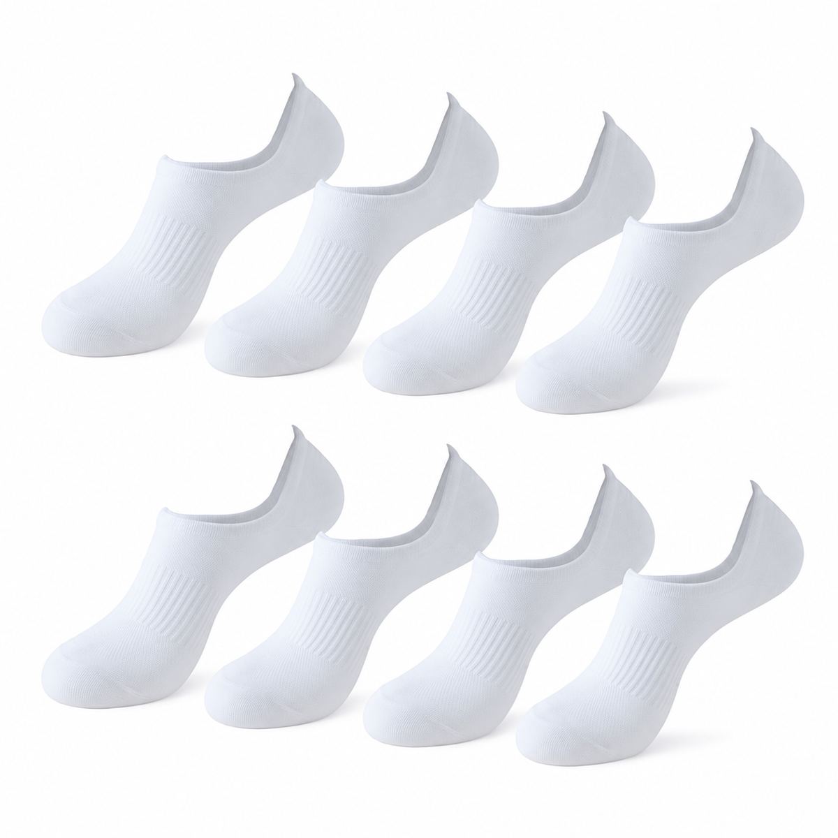 No Show Low Cut Cushioned Invisible Socks