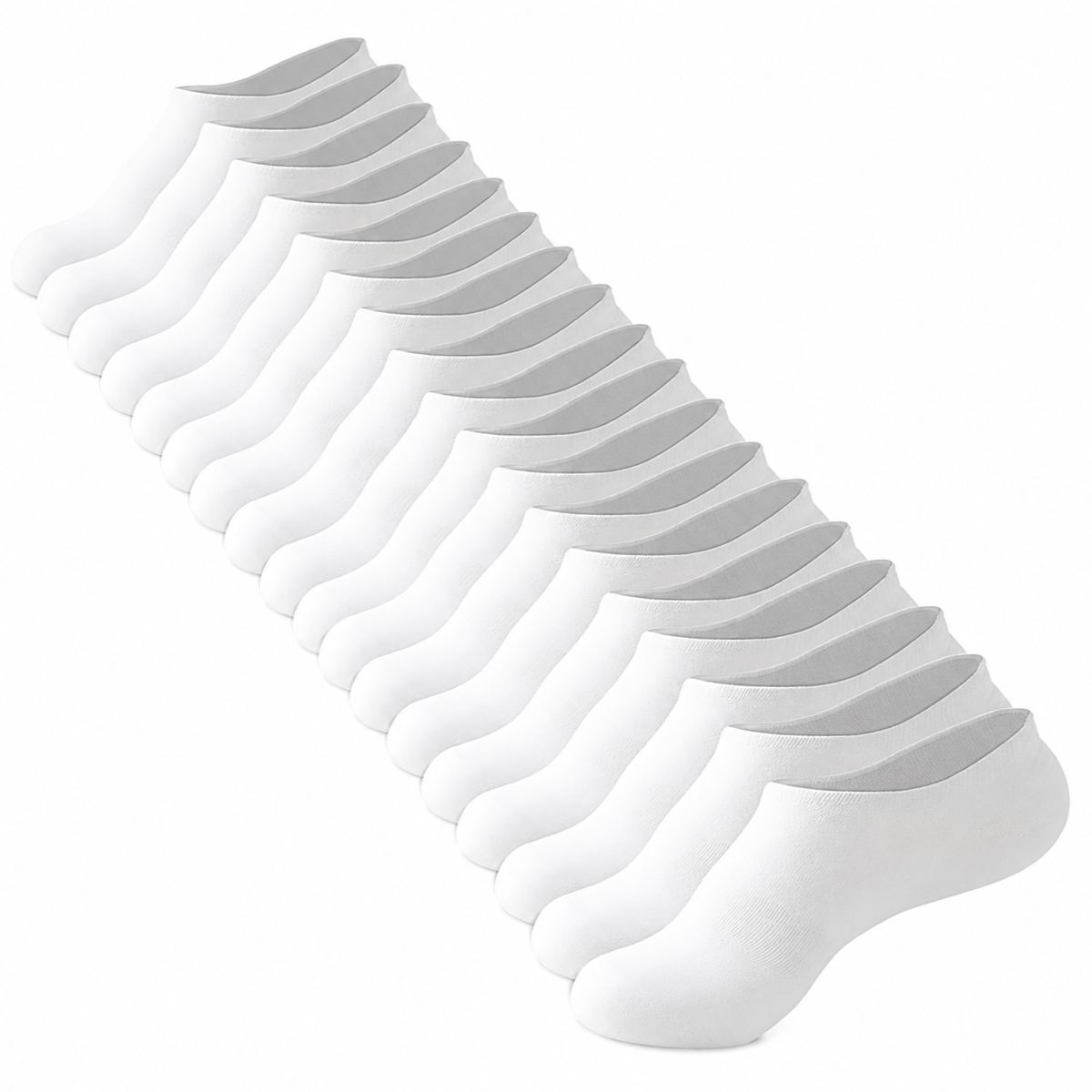 No Show Low Cut Cushioned Invisible Socks