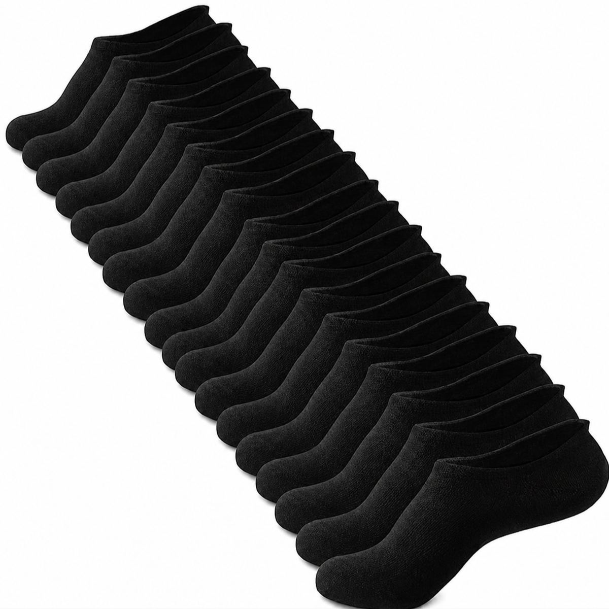 No Show Low Cut Cushioned Invisible Socks