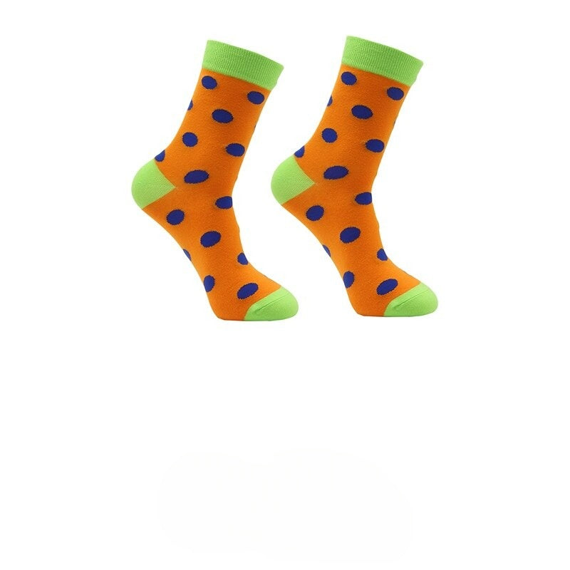 Retro Abstract Cotton Socks