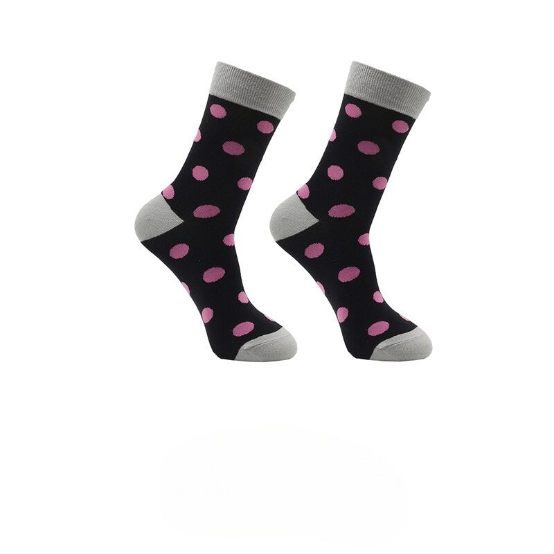 Retro Abstract Cotton Socks
