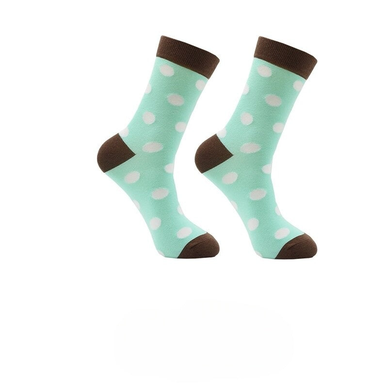 Retro Abstract Cotton Socks