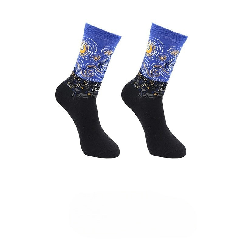Casual Retro Style Cotton SocksCasual Retro Style Cotton Socks - Image 2