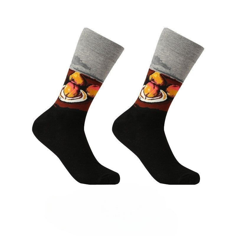 Casual Retro Style Cotton SocksCasual Retro Style Cotton Socks - Image 4