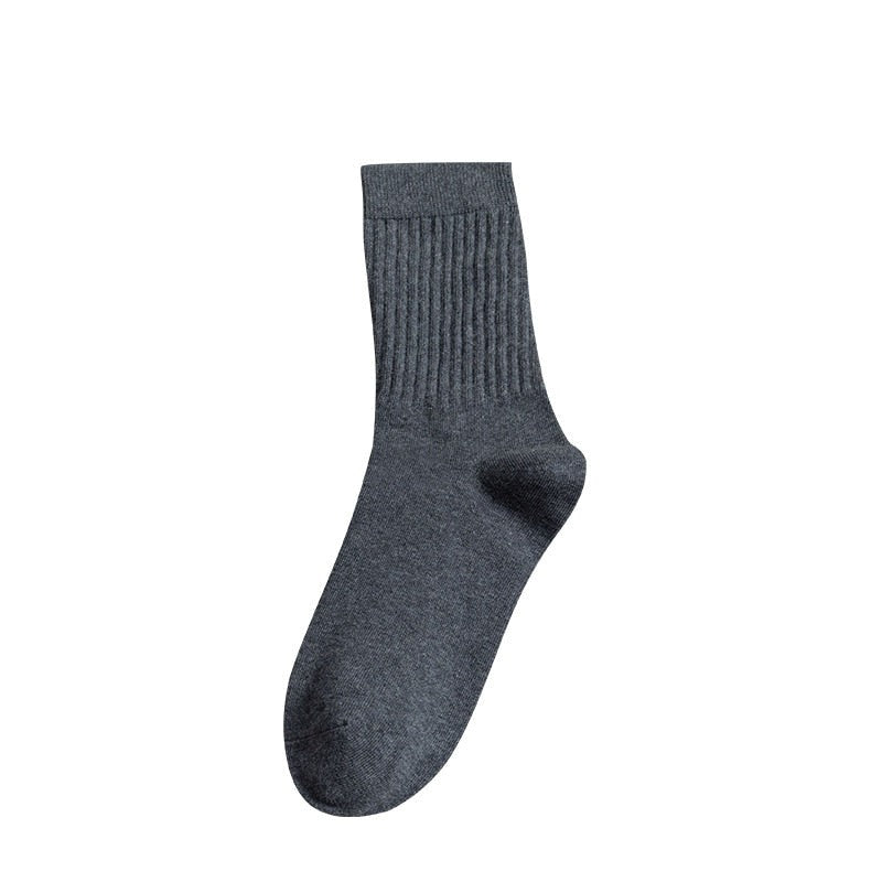 Solid Color Business Cotton SocksSolid Color Business Cotton Socks - Image 7