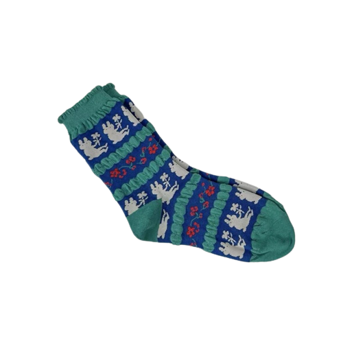 Women Rabbit Flower Cotton Socks