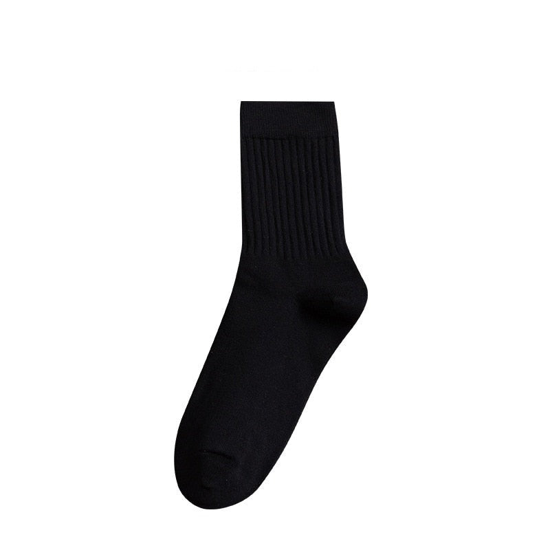 Solid Color Business Cotton SocksSolid Color Business Cotton Socks - Image 2