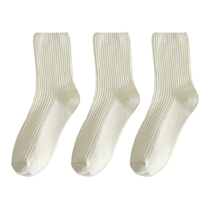 Solid Color Cotton SocksSolid Color Cotton Socks - Image 6