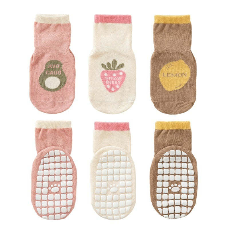 Cotton Anti Slip Socks For Children