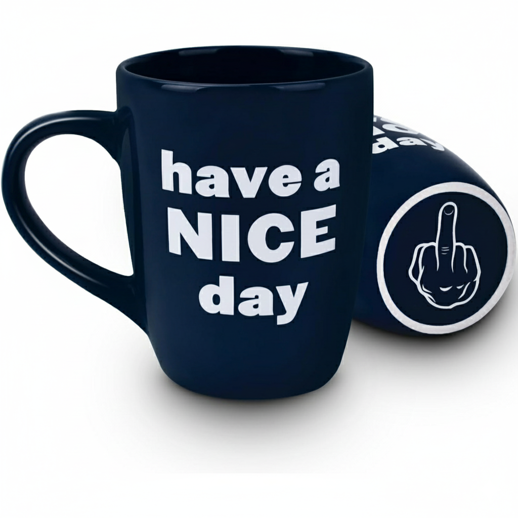 Funny Quote Printed Coffee Mug For Gifting