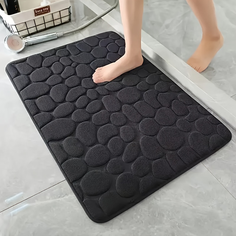 Non Slip Bath Mat With Water Absorption And PVC Backing