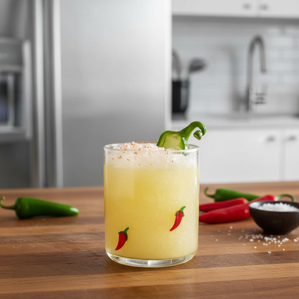 Transparent Juice Glass With Modern Design