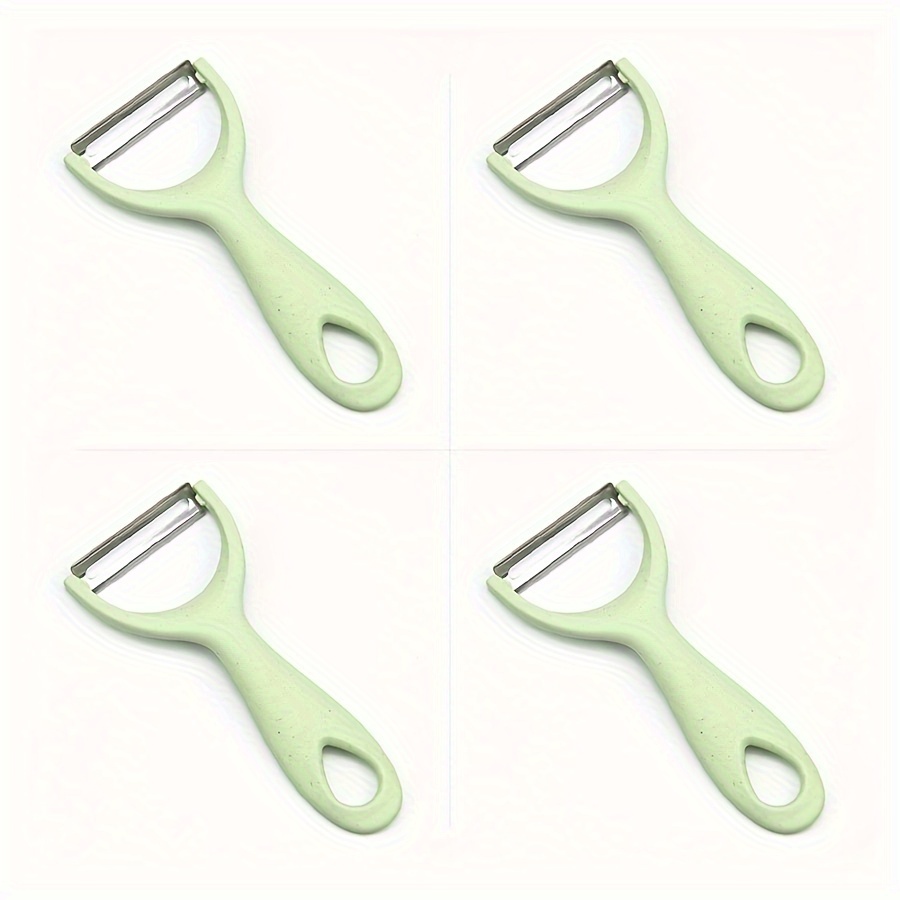 Stainless Steel Fruit And Vegetable Peeler With Straight Blade