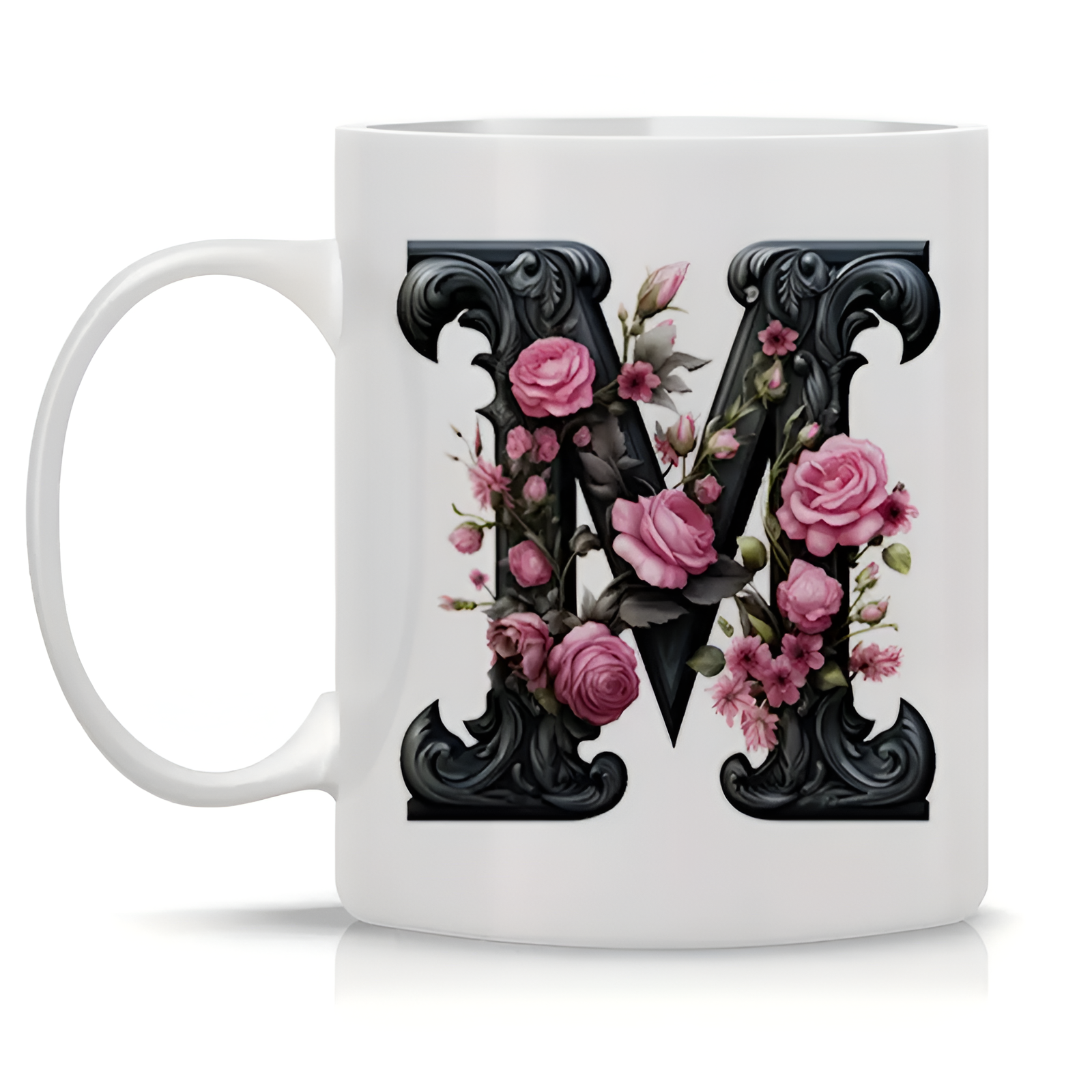 Floral Alphabet Printed Ceramic Coffee MugFloral Alphabet Printed Ceramic Coffee Mug - Image 13