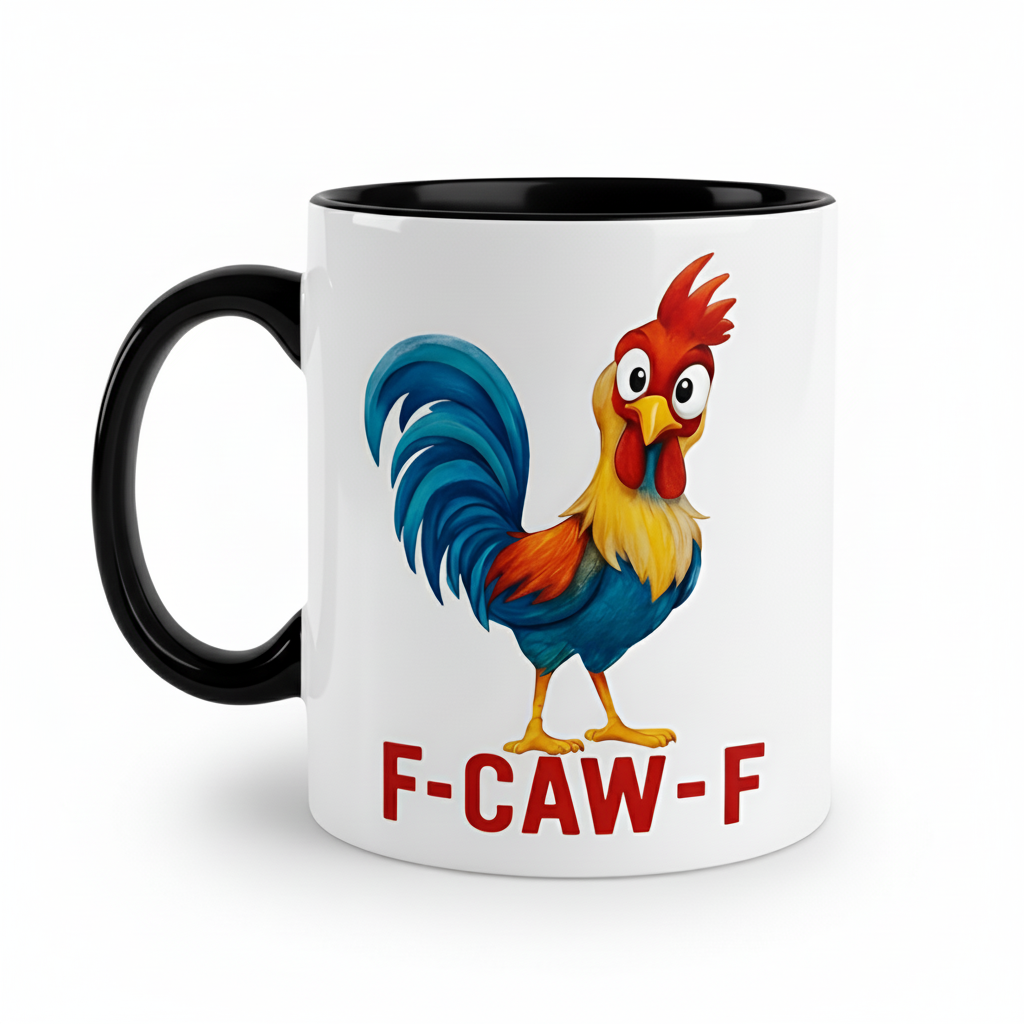 Rooster Design Ceramic Coffee MugRooster Design Ceramic Coffee Mug - Image 8
