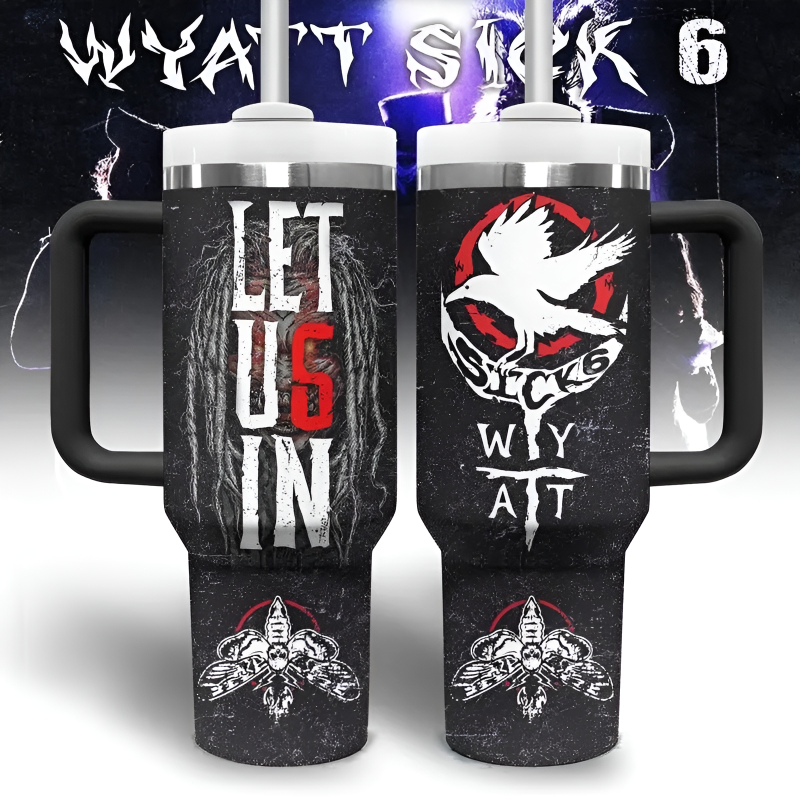 WWE Design Tumbler With HandleWWE Design Tumbler With Handle - Image 12