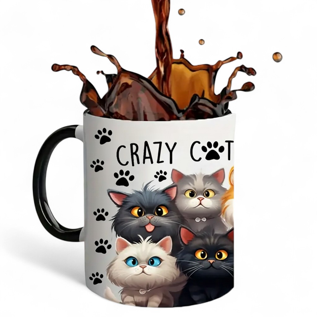 Reusable Multipurpose Animal Theme Graphic Printed Mug