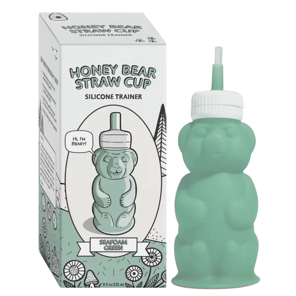 8Oz Honey Bear Straw Cup8oz Honey Bear Silicone Straw Cup - Image 2