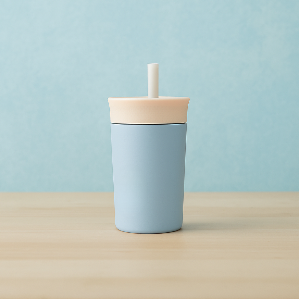 12oz Stainless Steel Plastic Kids Tumbler