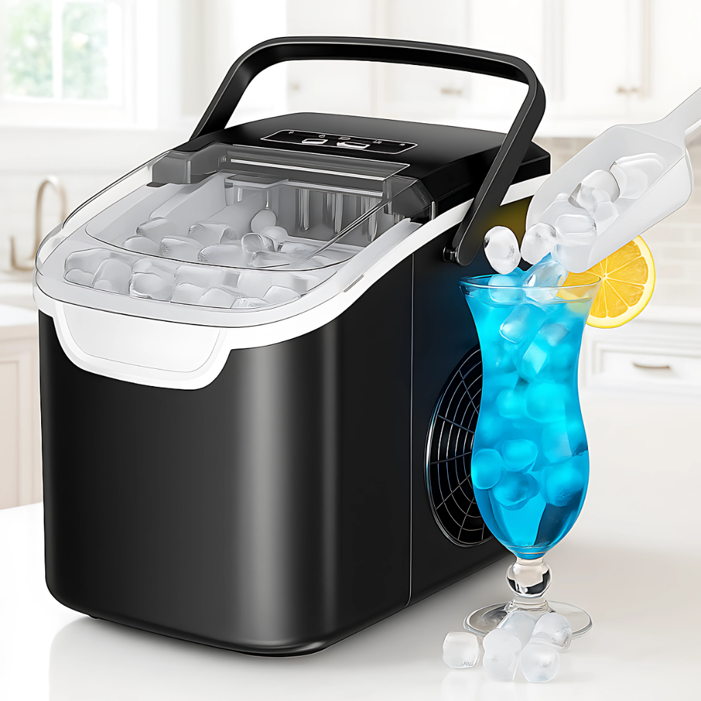 Countertop Ice Maker Machine With Scoop For Home
