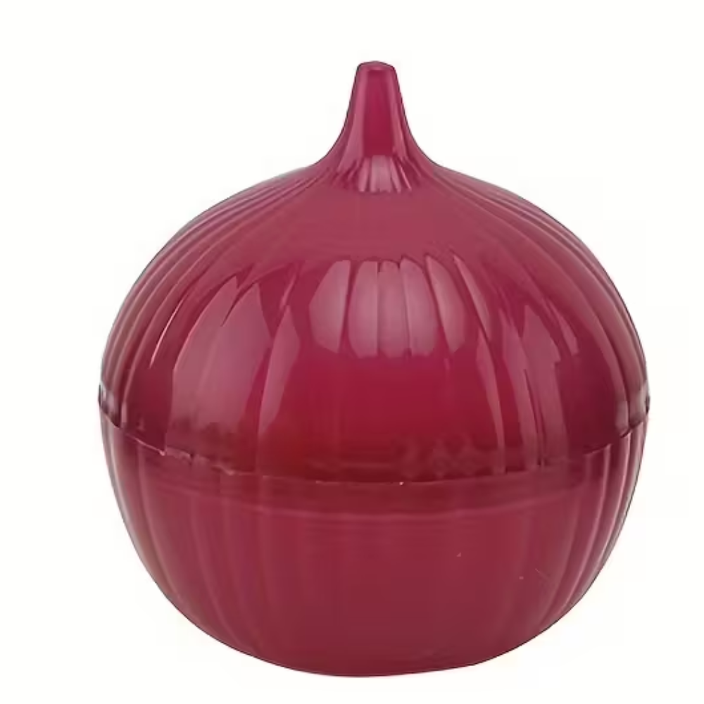 2 Pack Of Vegetable Shaped Onion Storage ContainerPurple Vegetable Shaped Onion Storage Case Set - Image 4