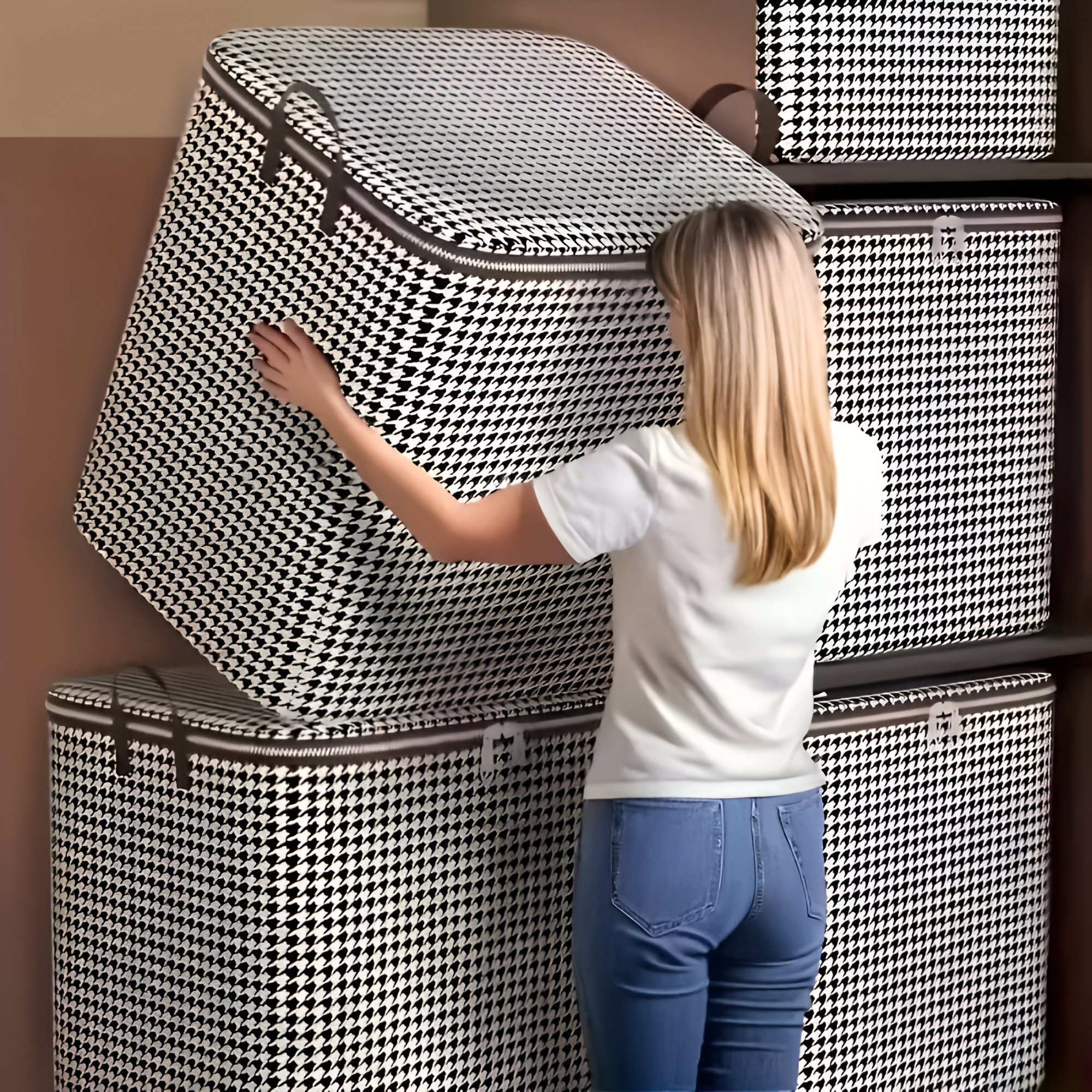 Pack Of 3 Extra Large High Capacity Storage Bin